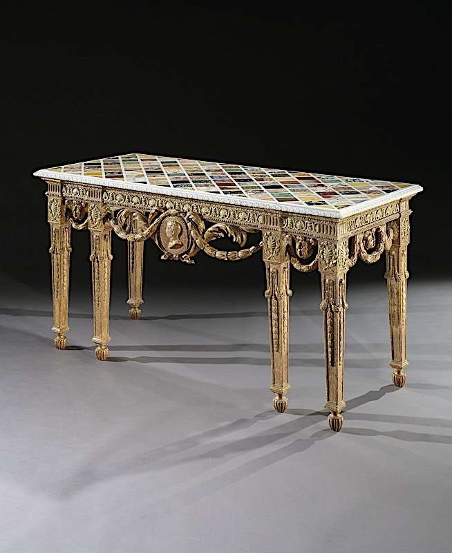 THE DAISY FELLOWES SPECIMEN MARBLE TABLE